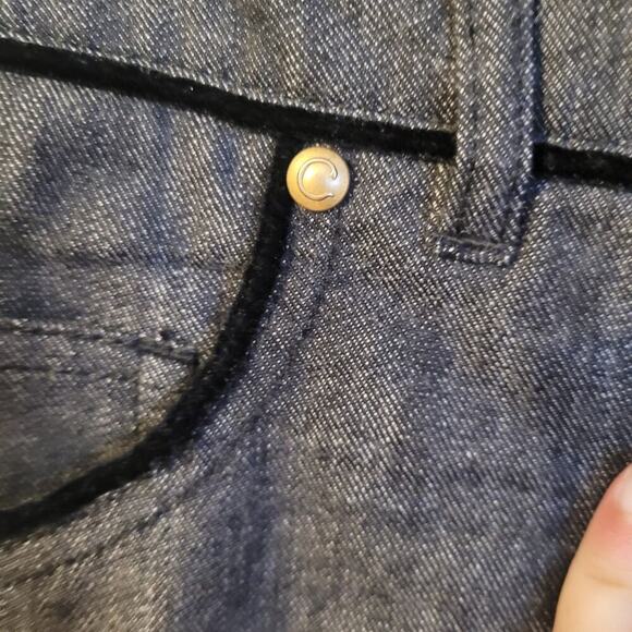 Class Roberto Cavalli Cotton Cashmere Blend Pants Womens 6 Gray Black‎ Trim - Picture 4 of 14